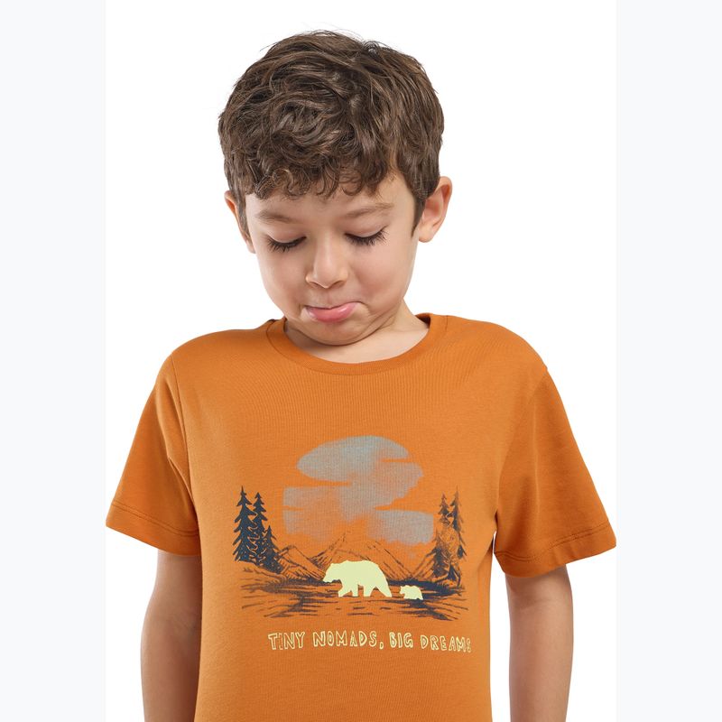 Jack Wolfskin children's t-shirt Graphic Cotton T print soft amber 4