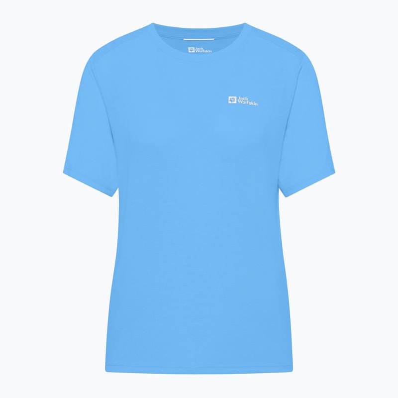 Jack Wolfskin women's trekking T-shirt Vonnan mid blue 5