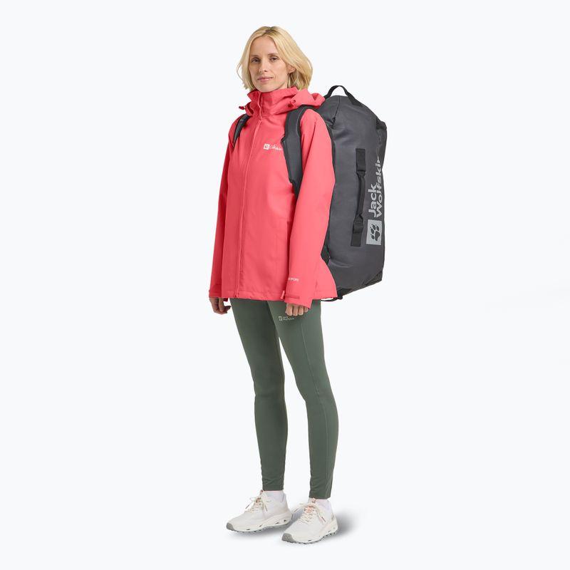 Women's rain jacket Jack Wolfskin Trailtime 2L sunset coral 2