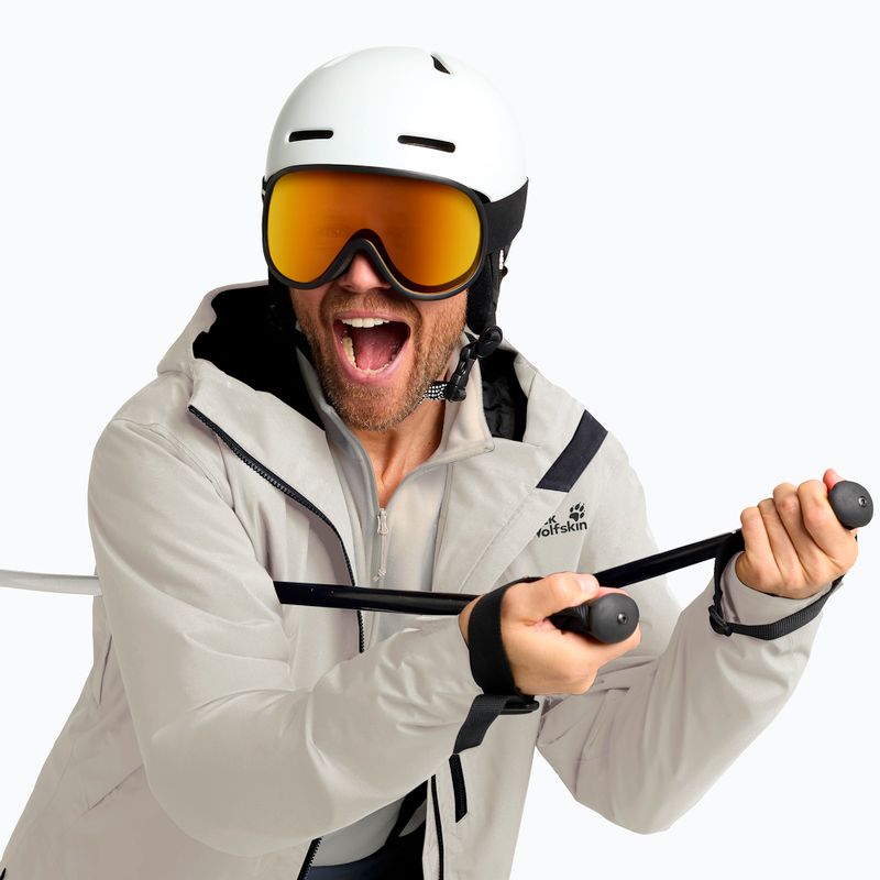 Men's ski jacket Jack Wolfskin Flowline Pro 2L Ins pale sand 5
