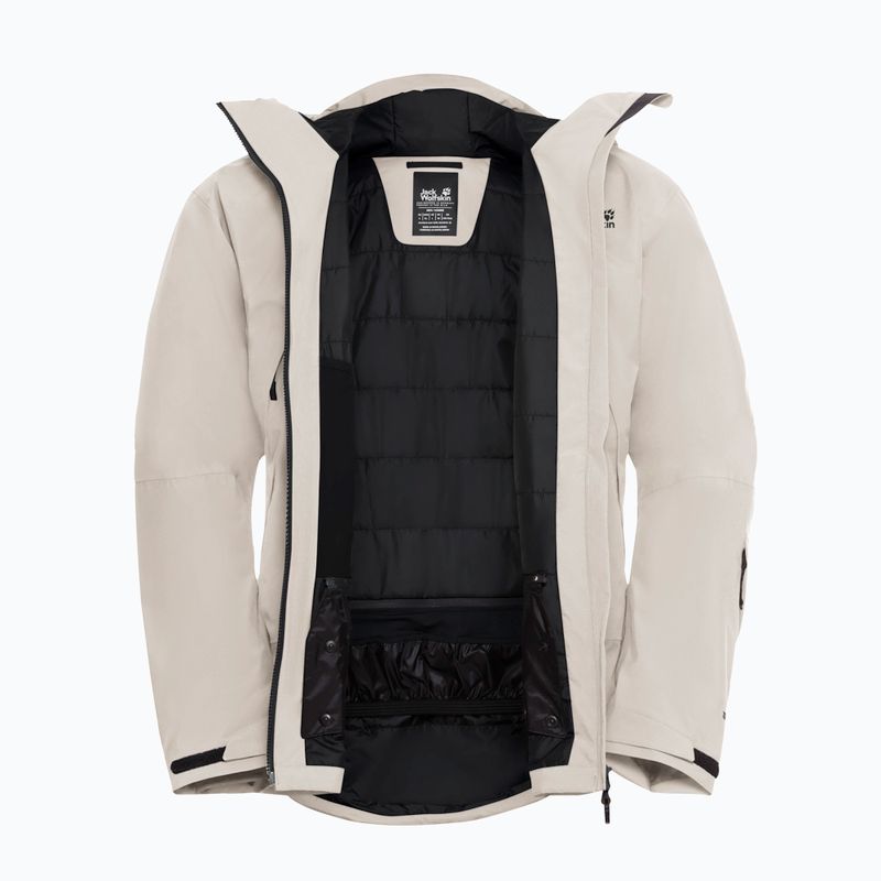 Men's ski jacket Jack Wolfskin Flowline Pro 2L Ins pale sand 12