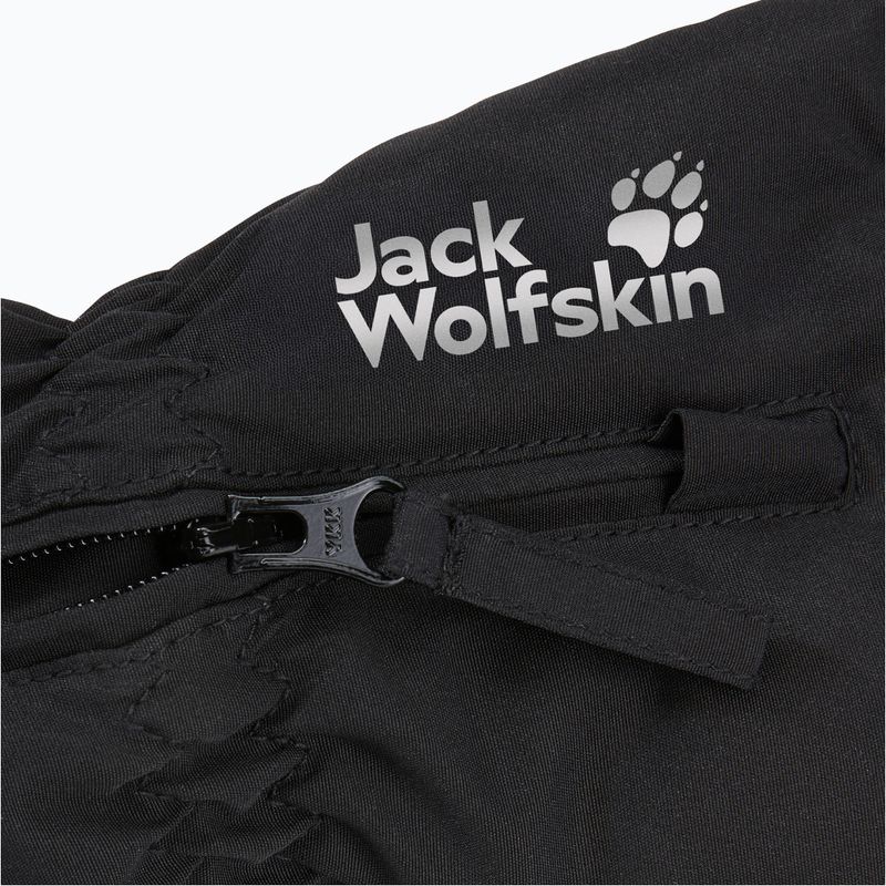 Children's trekking gloves Jack Wolfskin Easy Zip black 6