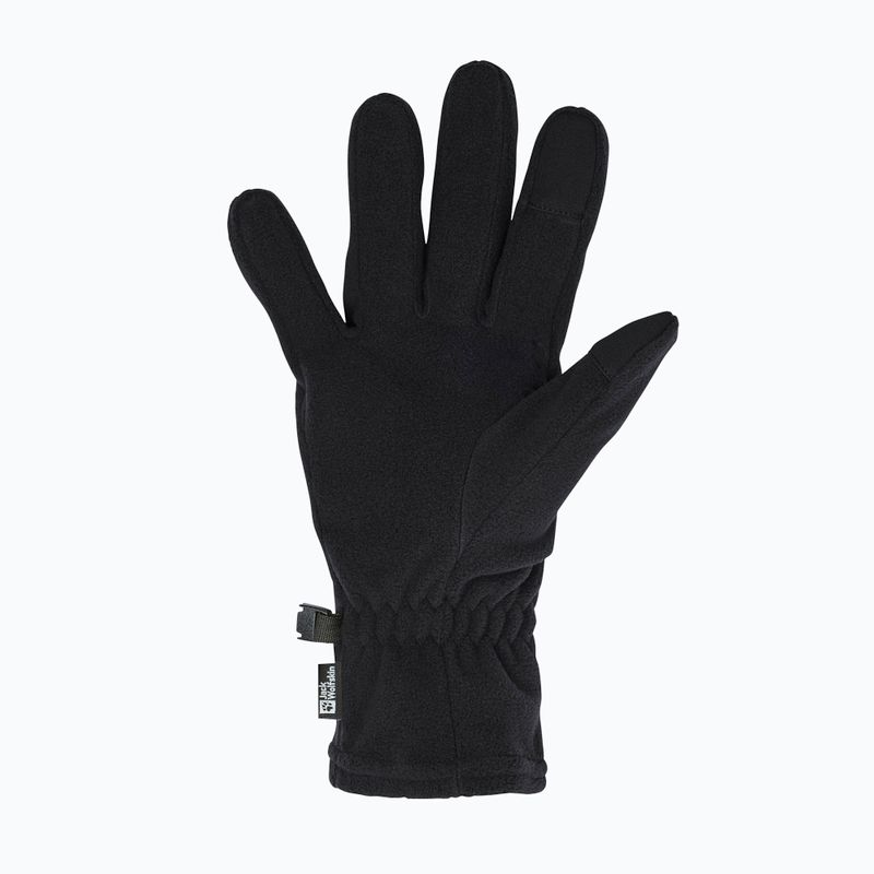 Trekking gloves Jack Wolfskin Real Stuff black 4