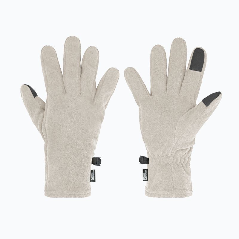 Trekking gloves Jack Wolfskin Real Stuff pale sand 2