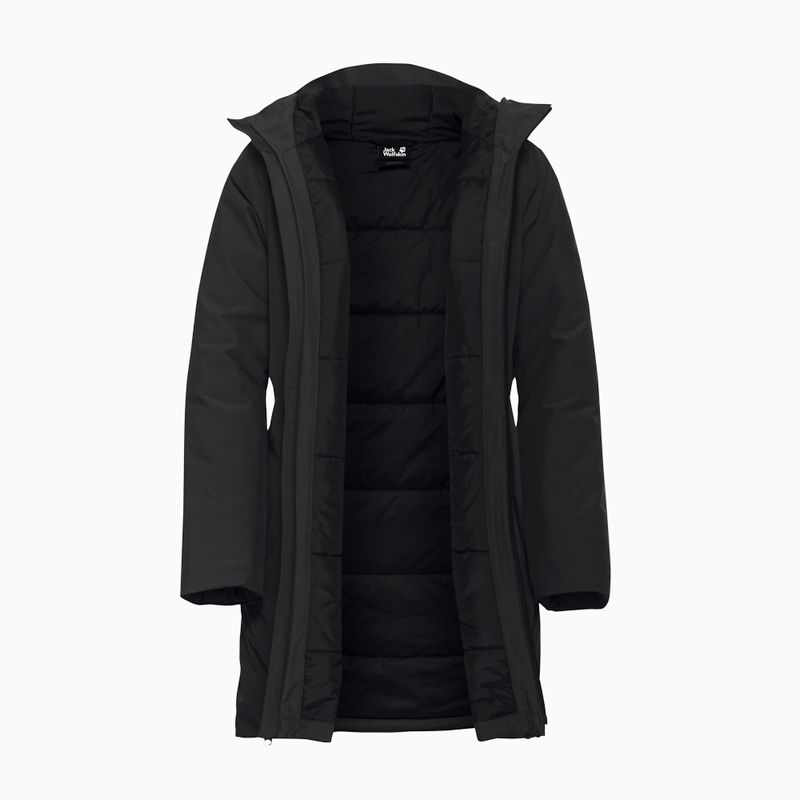 Women's insulated jacket Jack Wolfskin Frost Haven black 9