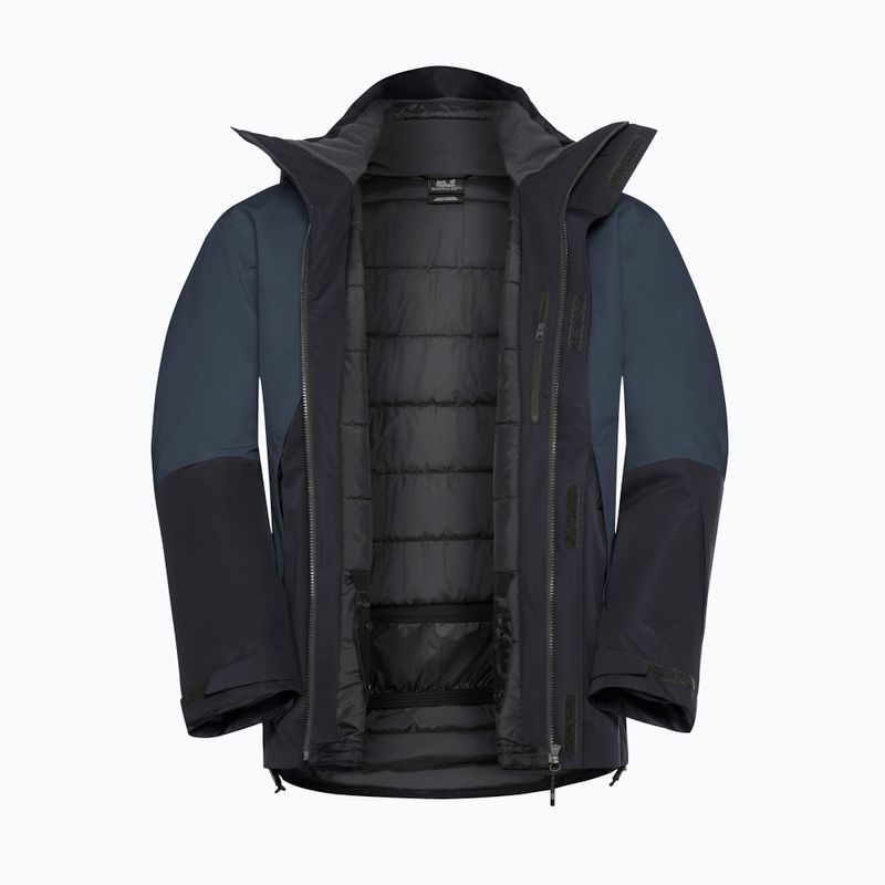 Men's ski jacket Jack Wolfskin Flowline 2L Ins midnight sky 9