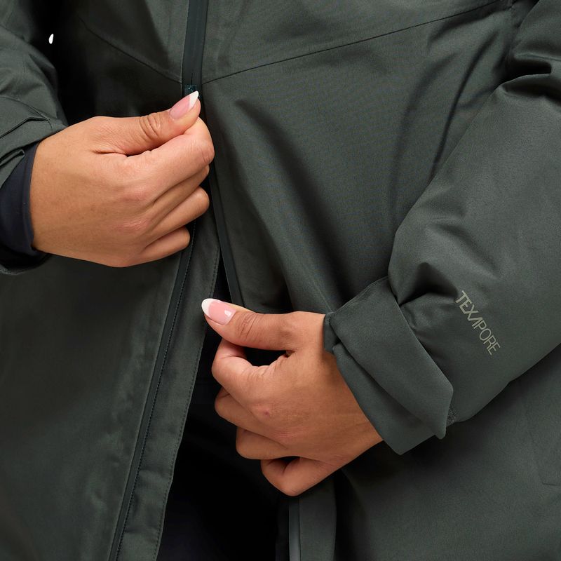 Women's rain jacket Jack Wolfskin Icecape 2L Down Ins Rds slate green 5