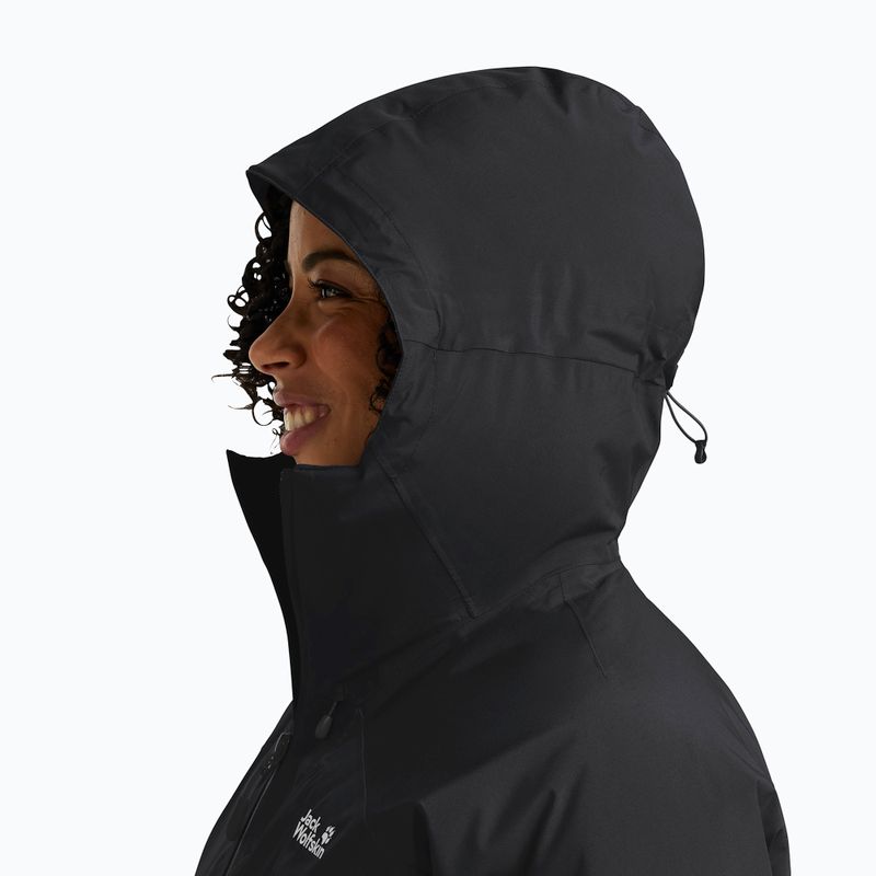 Women's down jacket Jack Wolfskin Icecape 2L Down Ins Rds black 4
