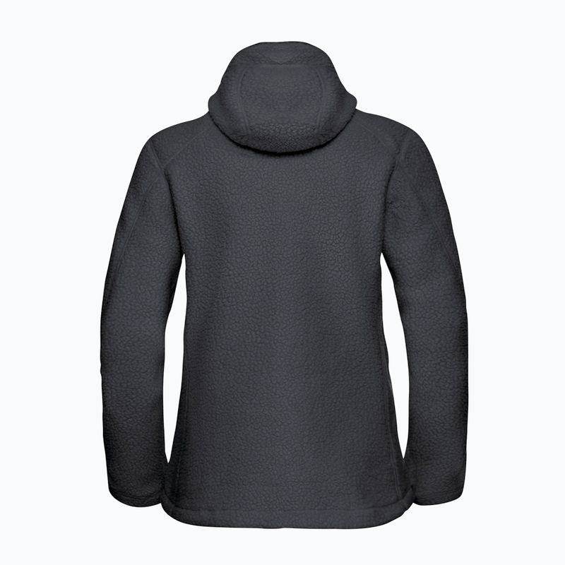 Women's fleece sweatshirt Jack Wolfskin Cradle Mountain Pile Full Zip phantom 8