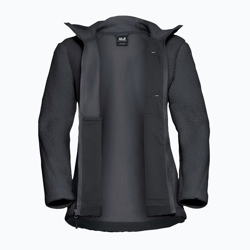 Women's fleece sweatshirt Jack Wolfskin Cradle Mountain Pile Full Zip phantom 9