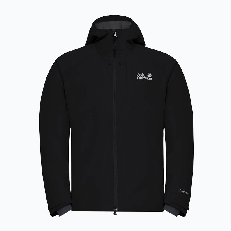 Men's rain jacket Jack Wolfskin Icecape 2L Down Ins Rds black 7
