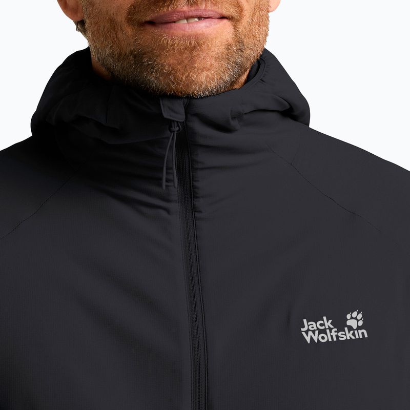 Men's softshell jacket Jack Wolfskin Prelight Ins black 4