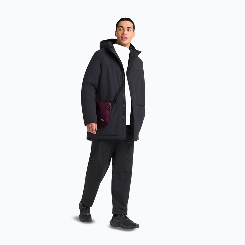 Men's insulated coat Jack Wolfskin Cold Camp Coat black 2