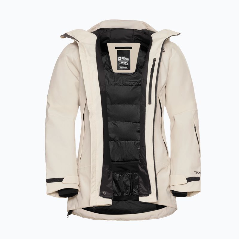 Women's ski jacket Jack Wolfskin Flowline Pro 2L Ins pale sand 10