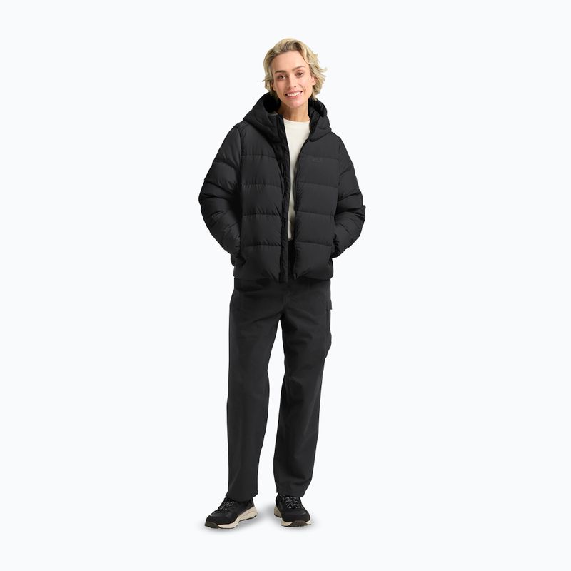 Women's down jacket Jack Wolfskin Frozen Palace black 2