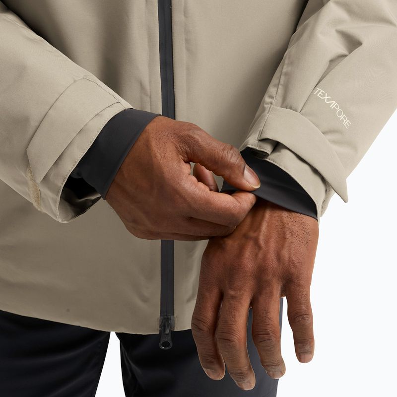Men's rain jacket Jack Wolfskin Icecape 2L Down Ins Rds linen 5