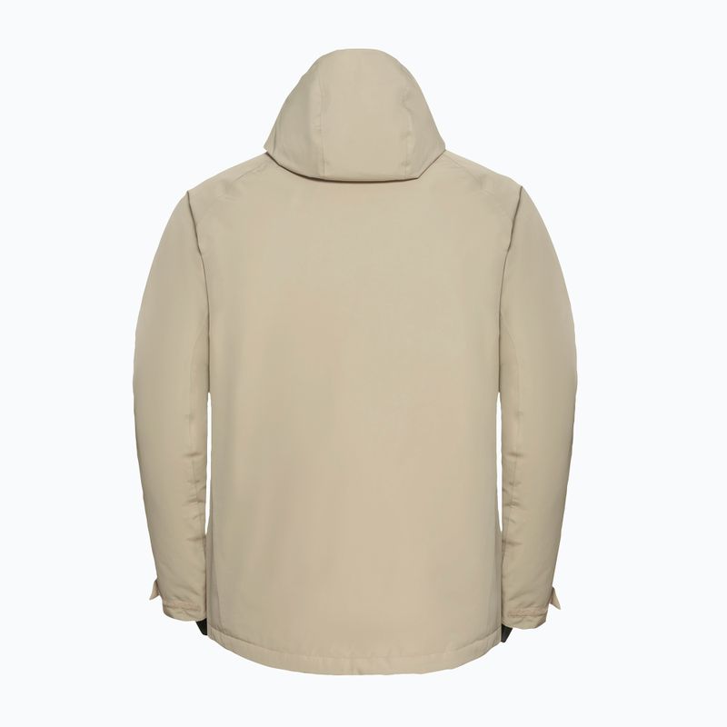 Men's rain jacket Jack Wolfskin Icecape 2L Down Ins Rds linen 8