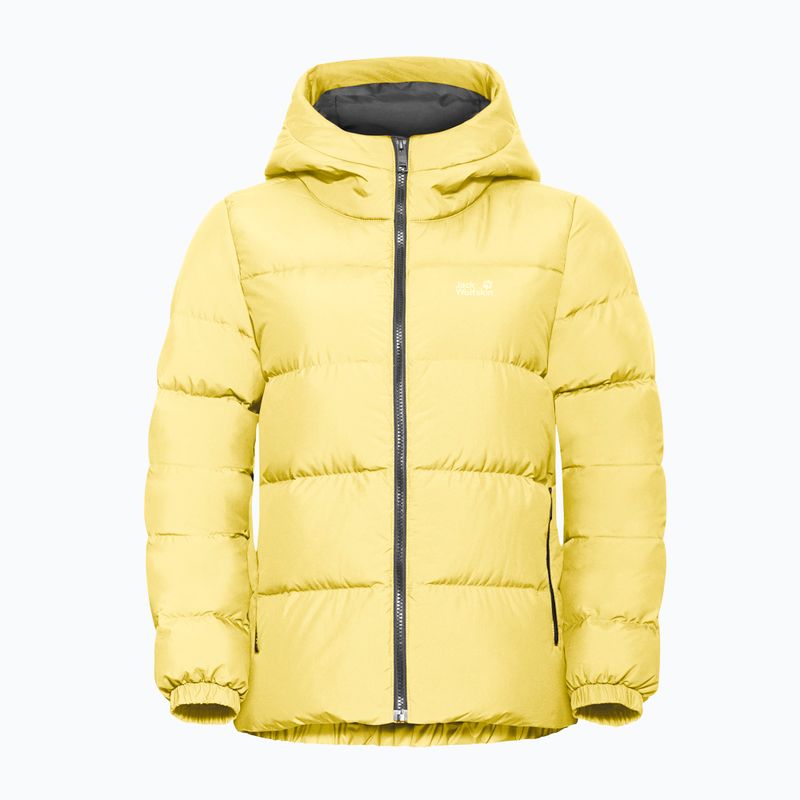 Women's down jacket Jack Wolfskin Frozen Palace lemon ice 7