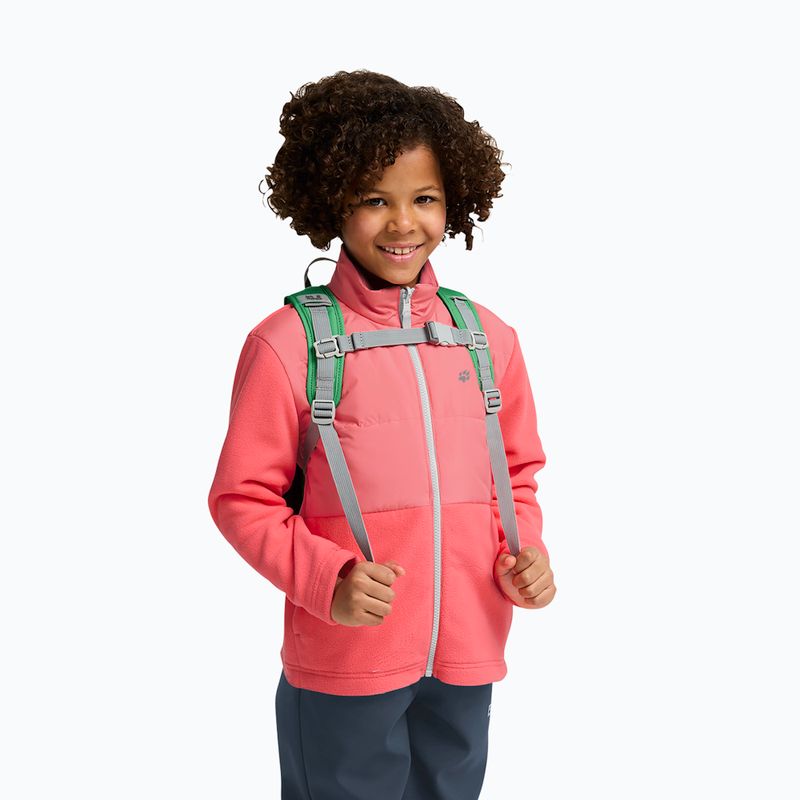 Hiking backpack dziecięcy Jack Wolfskin Little Scout 10 l mystic green 16