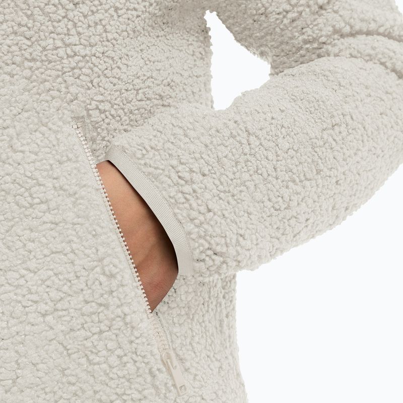 Women's trekking sweatshirt Jack Wolfskin High Curl pale sand 5