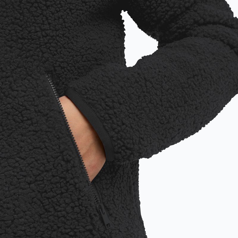 Women's trekking sweatshirt Jack Wolfskin High Curl black 5