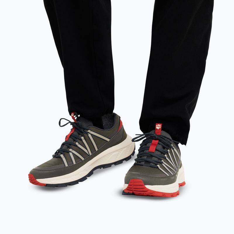 Men's hiking boots Jack Wolfskin Wild Hike Texapore Low obsidian moss 4