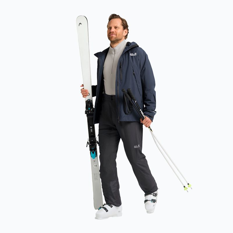 Men's ski trousers Jack Wolfskin Flowline Pro 2L Ins black 2