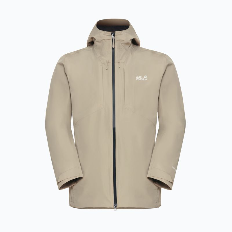 Men's 3in1 jacket Jack Wolfskin Icecape 3In1 Down Rds linen 10