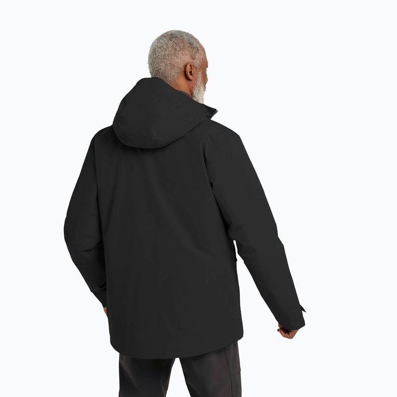 Men's 3in1 jacket Jack Wolfskin Icecape 3In1 Down Rds black 3