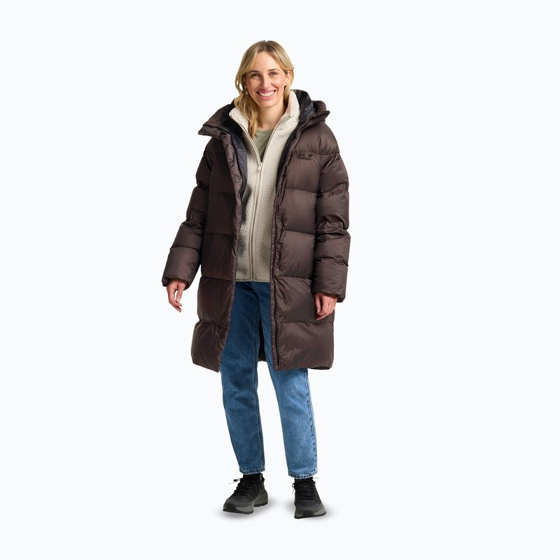 Women's down coat Jack Wolfskin Icy Hill Coat Rds peat 2