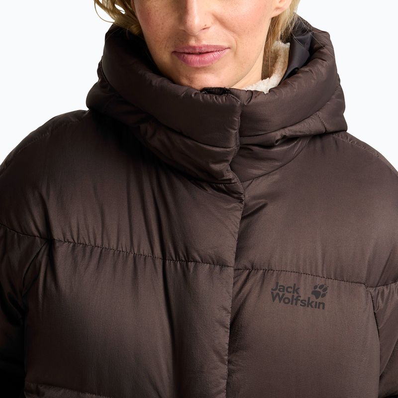 Women's down coat Jack Wolfskin Icy Hill Coat Rds peat 4