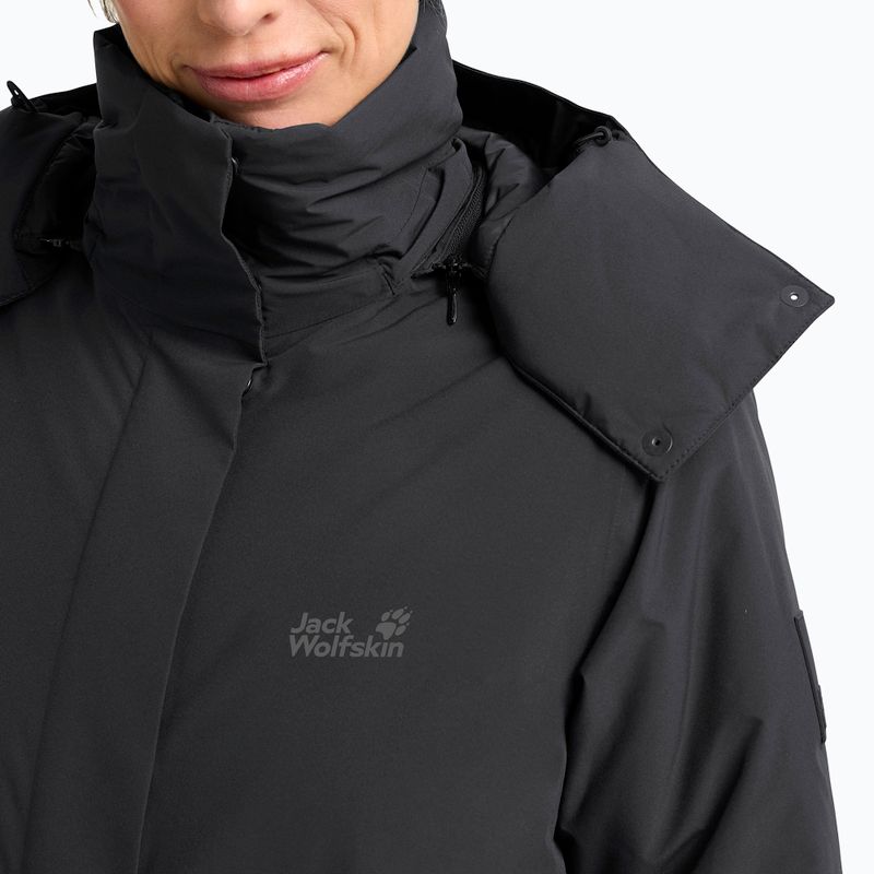 Women's insulated jacket Jack Wolfskin Frost Haven Coat black 4