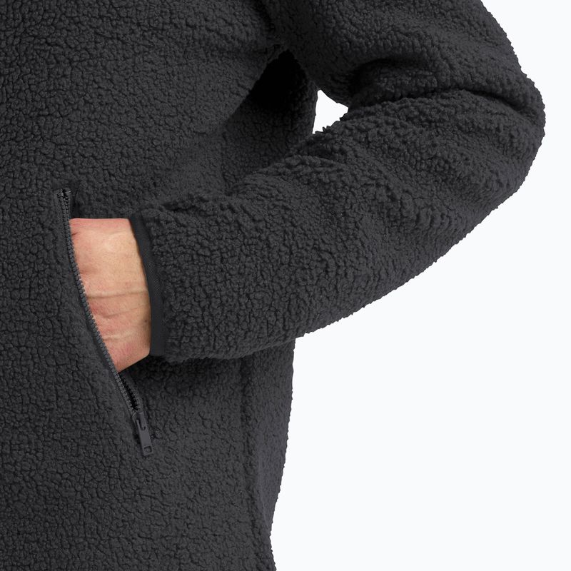 Women's trekking sweatshirt Jack Wolfskin High Curl Coat black 4