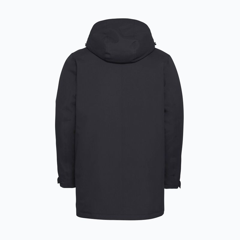 Men's rain jacket Jack Wolfskin Canyon Shield Parka black 8