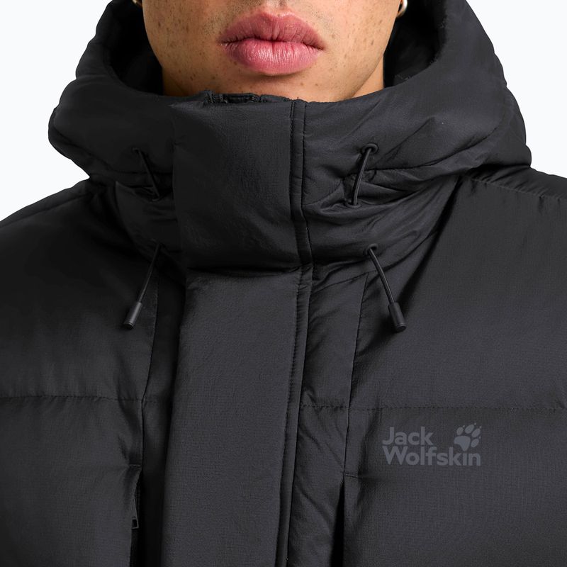 Men's down jacket Jack Wolfskin Icy Hill Coat Rds black 4