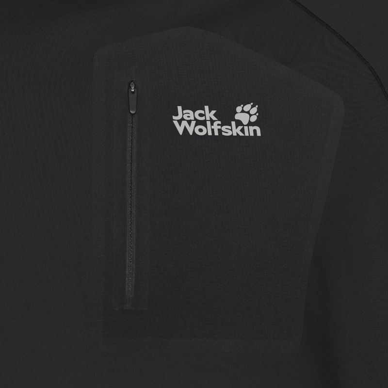Men's longsleeve Jack Wolfskin Prelight Trail Crew black 7