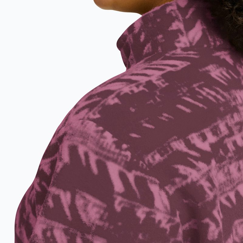 Women's trekking sweatshirt Jack Wolfskin Big Sky Half Zip raisin 5