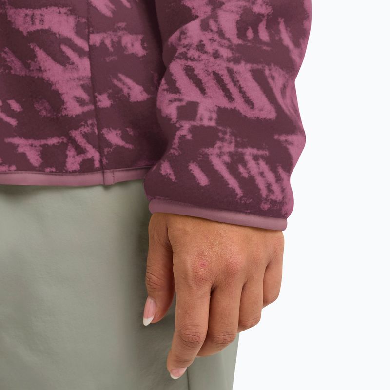 Women's trekking sweatshirt Jack Wolfskin Big Sky Half Zip raisin 6