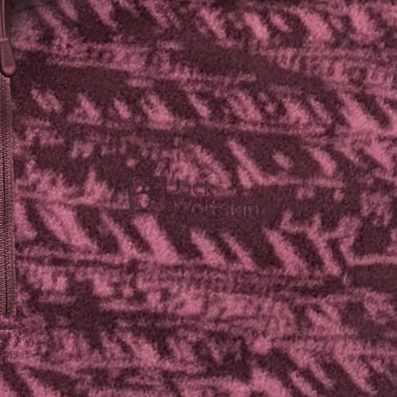 Women's trekking sweatshirt Jack Wolfskin Big Sky Half Zip raisin 9