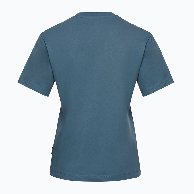Women's T-shirt Jack Wolfskin Cadena tent aluminium blue 6