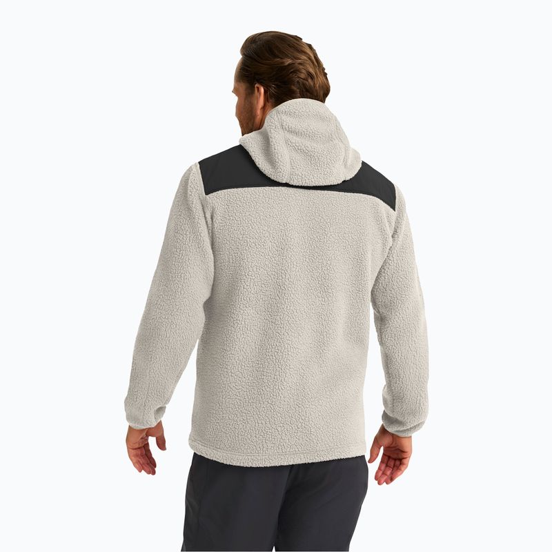 Men's fleece sweatshirt Jack Wolfskin Kammweg Pile Fz pale sand 3