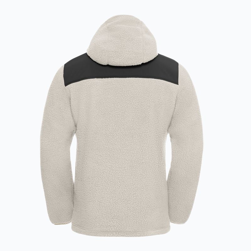Men's fleece sweatshirt Jack Wolfskin Kammweg Pile Fz pale sand 8