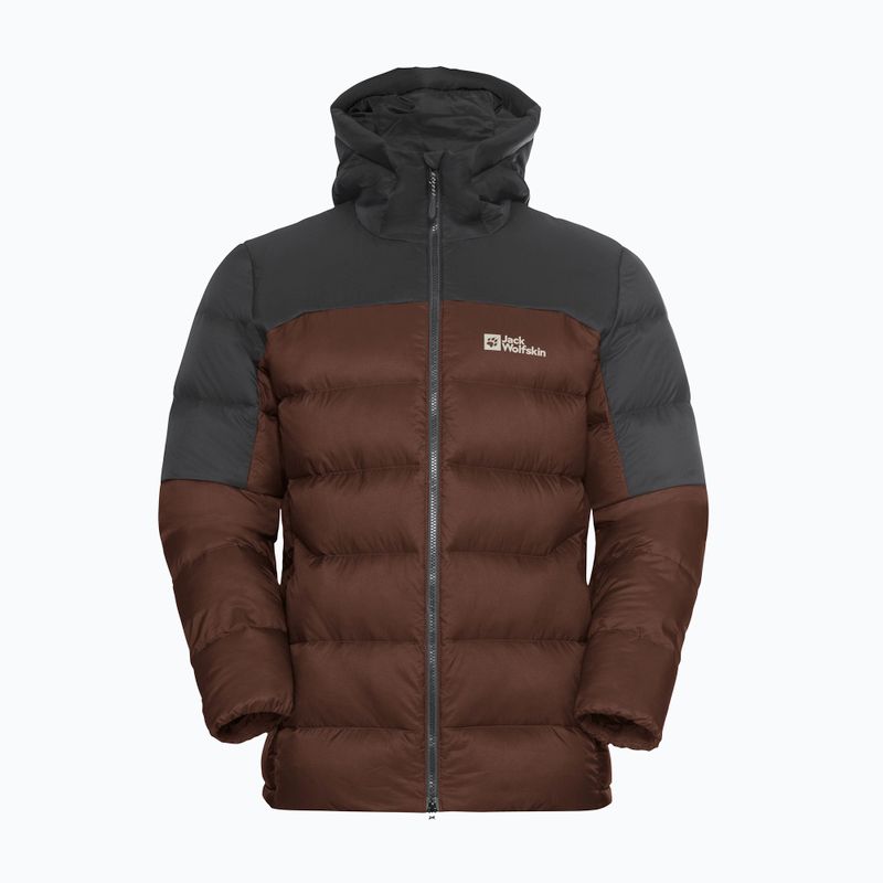 Men's down jacket Jack Wolfskin Nebelhorn Down Hoody hot choc 7
