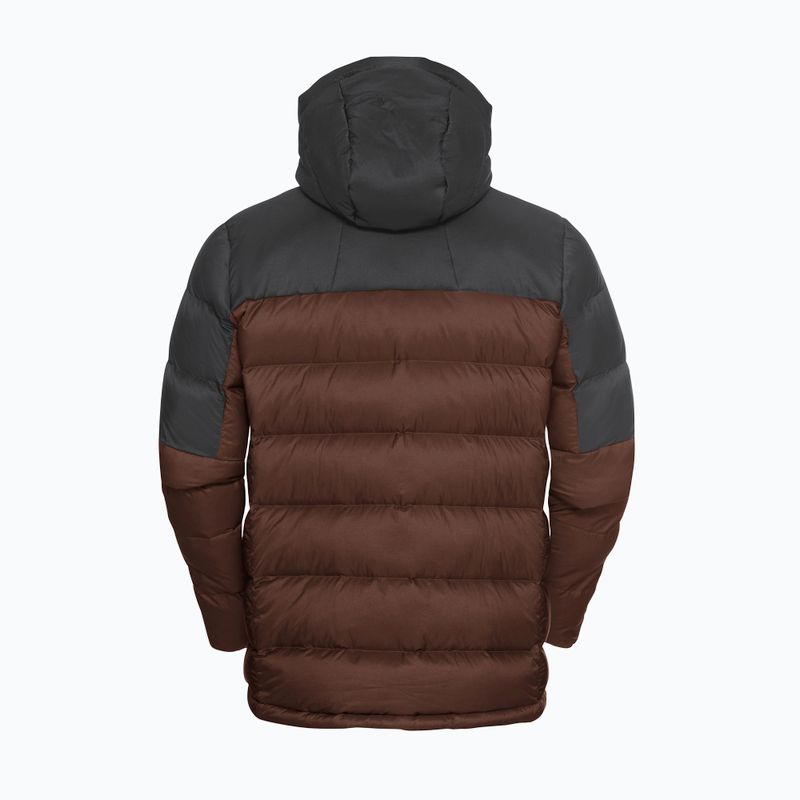 Men's down jacket Jack Wolfskin Nebelhorn Down Hoody hot choc 8