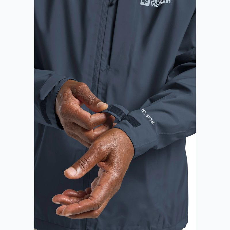 Men's rain jacket Jack Wolfskin Tempest 2l midnight sky 6