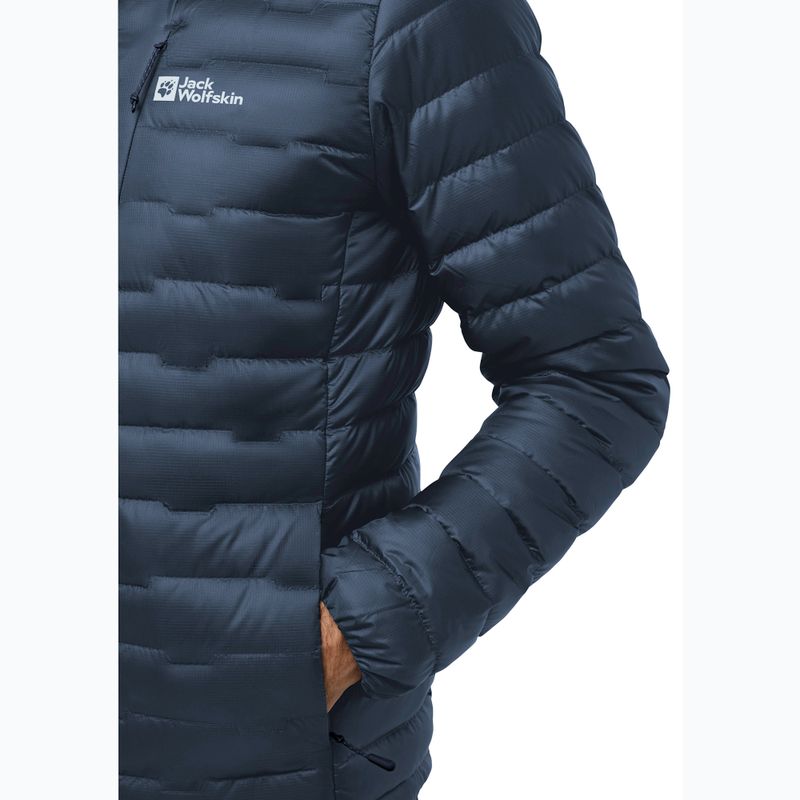 Men's down jacket Jack Wolfskin Passamani Down Hoody midnight sky 5