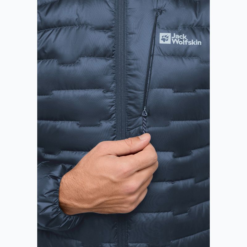 Men's down jacket Jack Wolfskin Passamani Down Hoody midnight sky 7