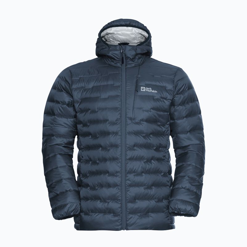 Men's down jacket Jack Wolfskin Passamani Down Hoody midnight sky 11
