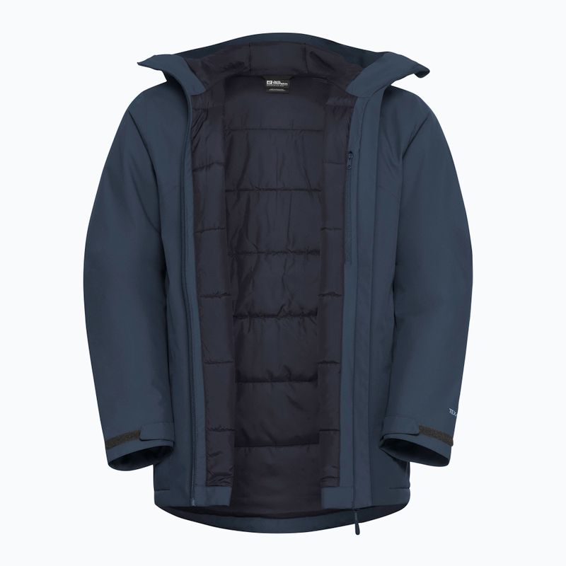 Men's down jacket Jack Wolfskin Wisper Ins midnight sky/dark navy 9