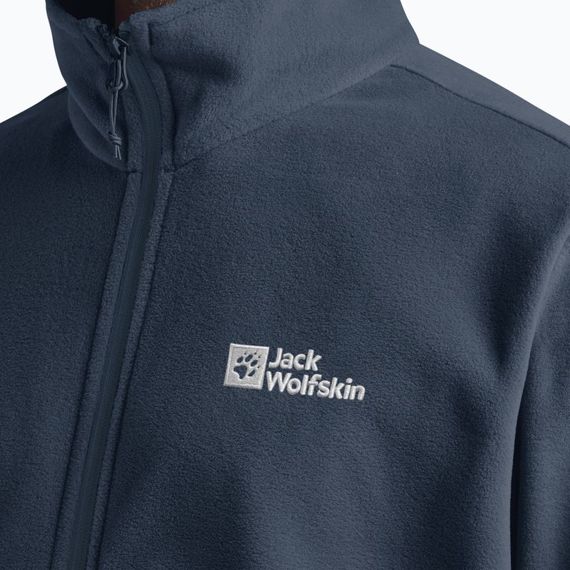 Men's fleece jacket Jack Wolfskin Taunus Fz midnight sky 5